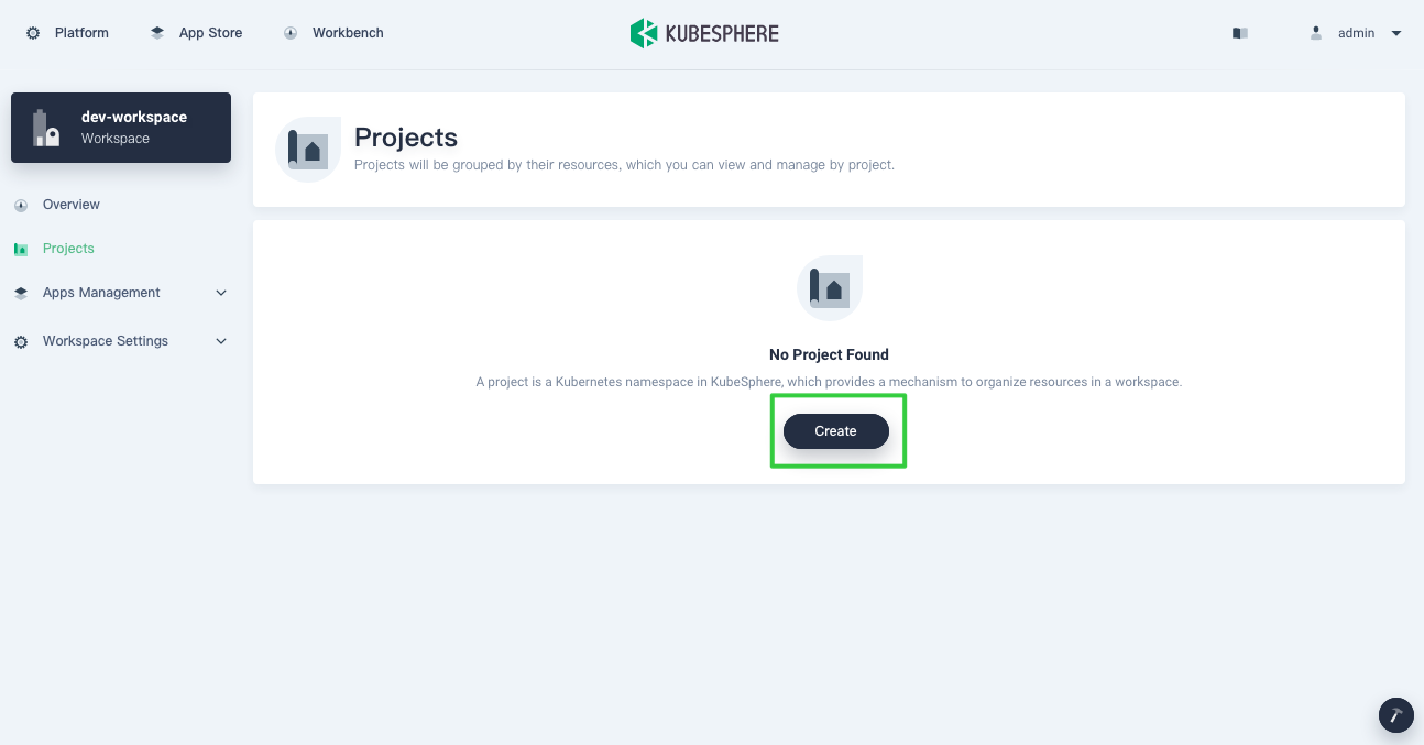 Create a project