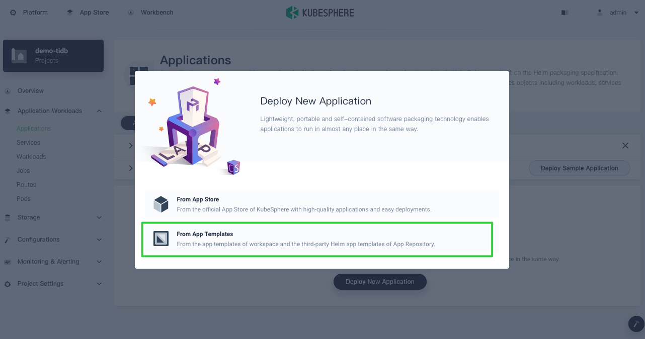 From App Templates