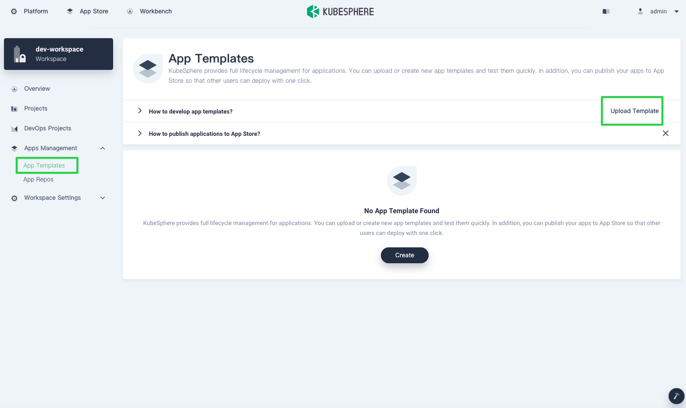 Select App Templates
