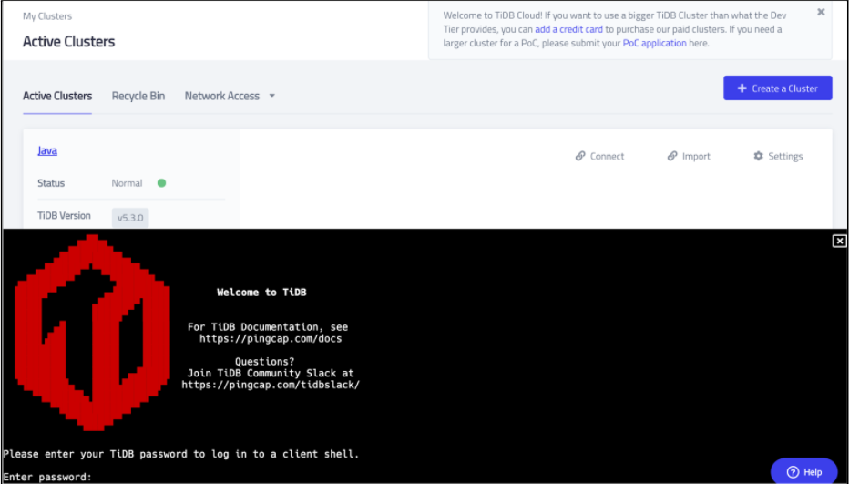 Use TiDB Cloud as the Database for Your Java Application | PingCAP株式会社