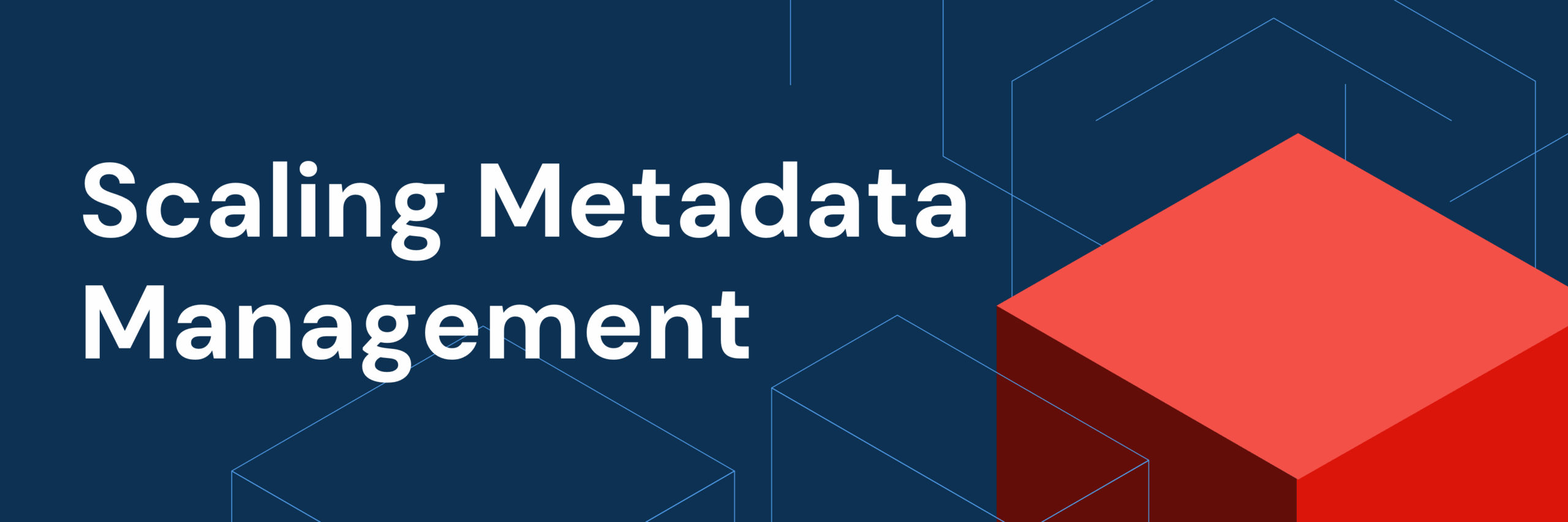 Scaling Metadata Management
